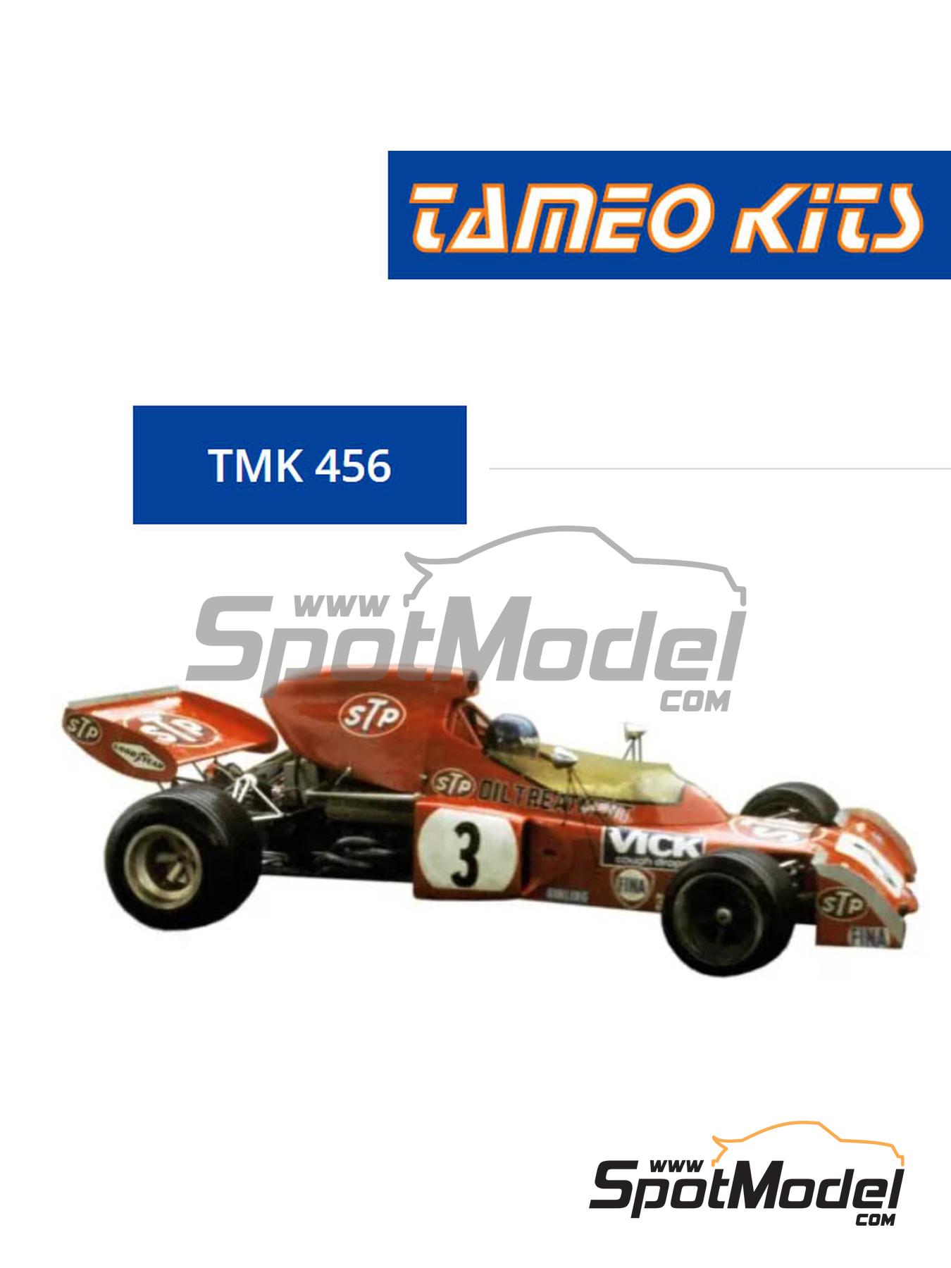Tameo Kits TMK456: Car scale model kit 1/43 scale - March Ford 721